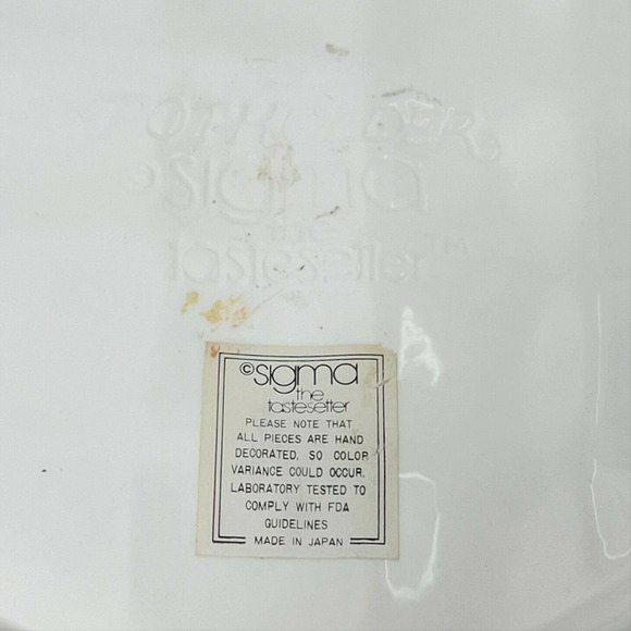 Sigma Tastesetter Wall Decor Plate Potholder with Apples Japan VTG Cottagecore - Picture 5 of 5